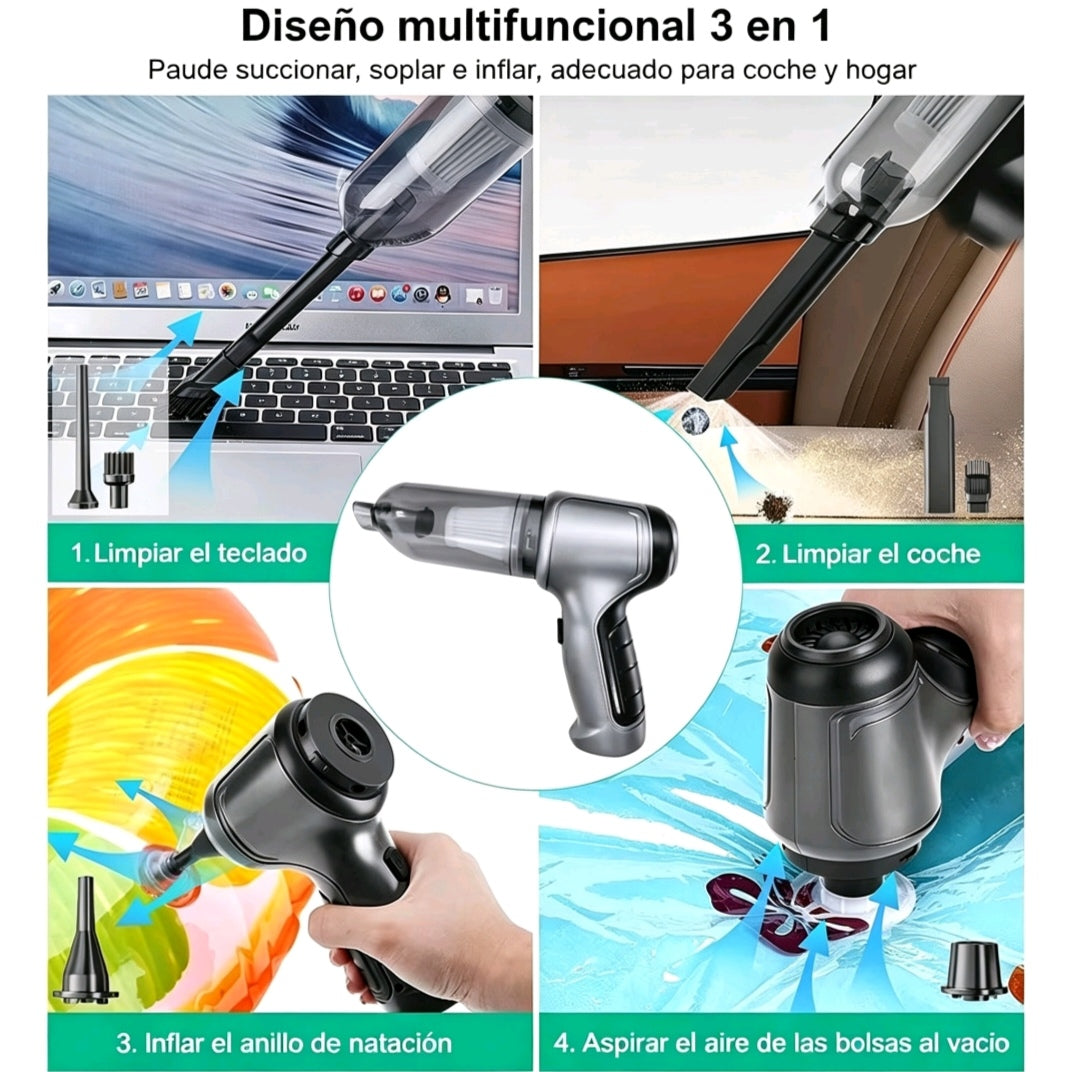 VortexVac™ Pro |Aspiradora con una potencia de 95000 PA, Limpieza Profunda en Segundos para Casa y Hogar