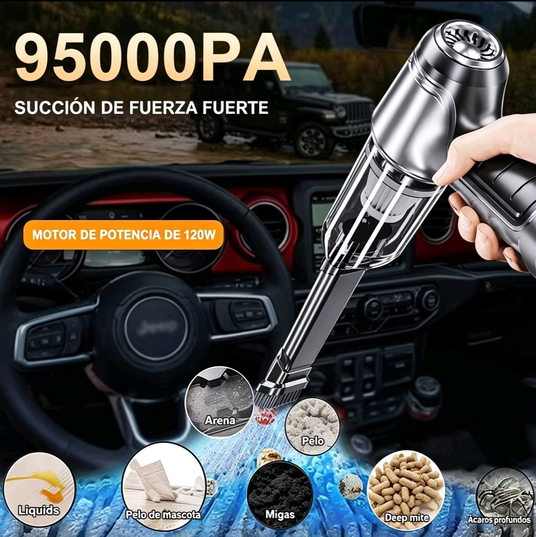 VortexVac™ Pro |Aspiradora con una potencia de 95000 PA, Limpieza Profunda en Segundos para Casa y Hogar