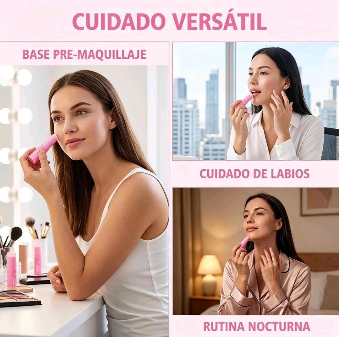 Bálsamo hidratante facial en barra
